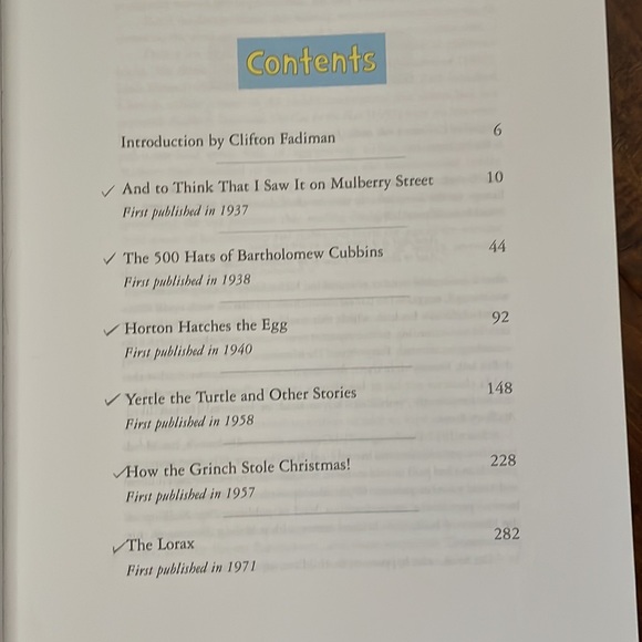 Six by Seuss: A Treasury of Dr. Seuss Classics - Picture 5 of 12